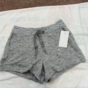 Athleta Women's Heather Gray 4” Shortie Shorts Medium